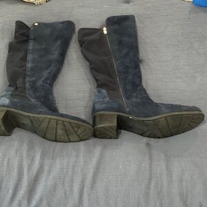 Marc Jacobs Navy Heeled Boots